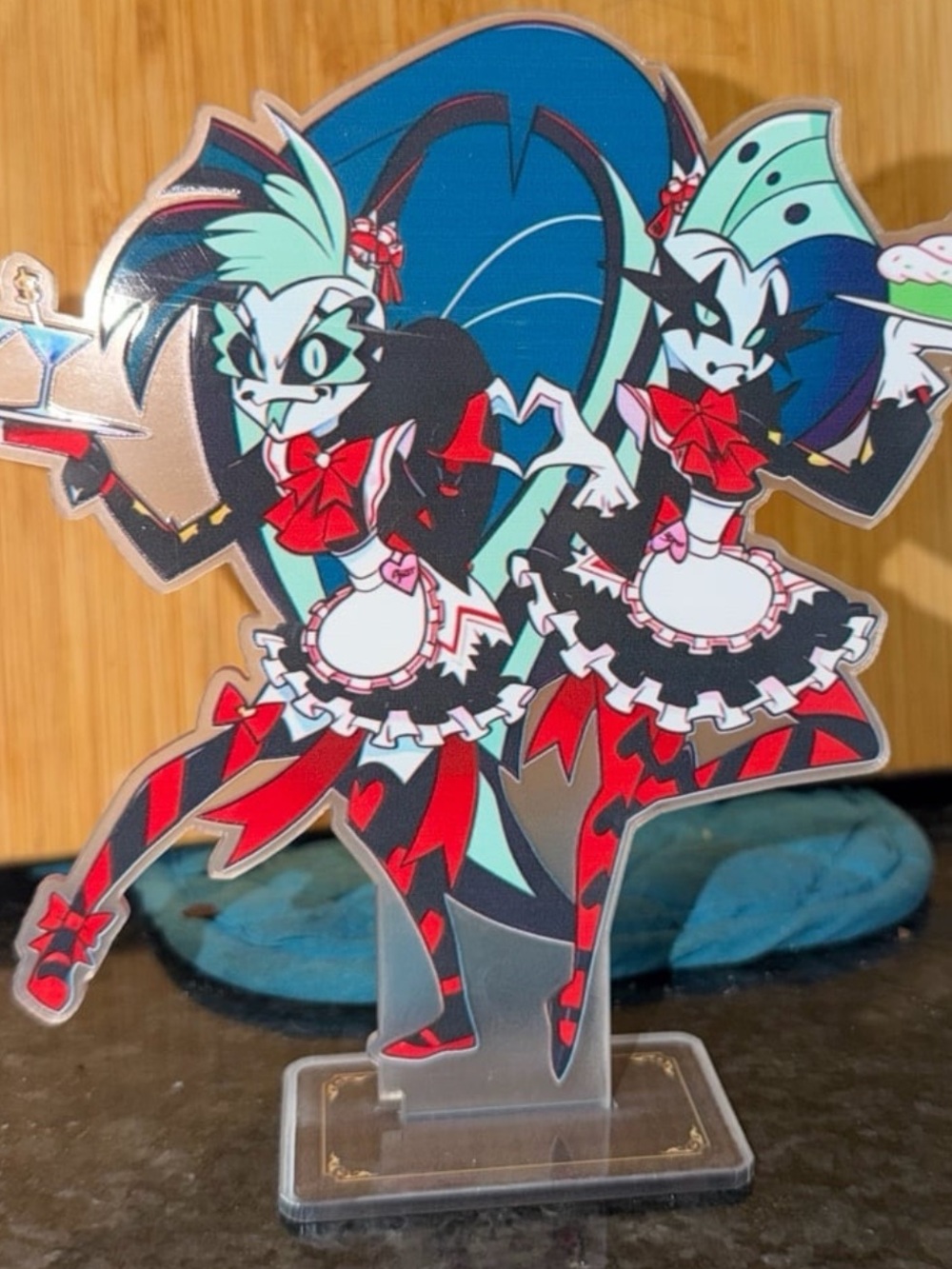 Helluva Boss Hazbin Hotel Glitz and Glam maid cafe anime acrylic figure standee